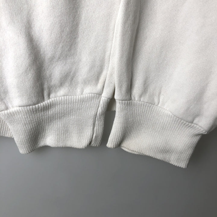 90'S Hanes ACTIVEWEAR Large Print Animal Sweatshirt, Made in USA, Men's Size XL cotton white type Vintage Second Hand