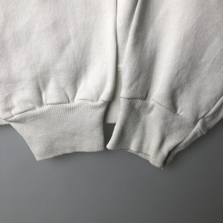 Vintage 90'S Hanes Exploration Animal Print Sweatshirt, Made in USA, Men's XL cotton white type Vintage Second Hand