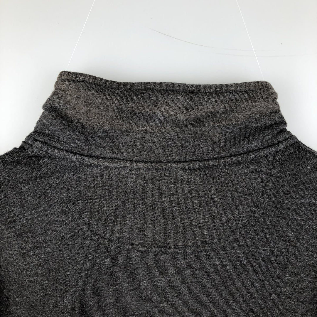 Champion Authentic Half-Zip Sweatshirt, Men's XL cotton Charcoal Vintage Second Hand