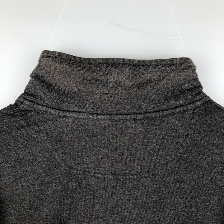 Champion Authentic Half-Zip Sweatshirt, Men's XL cotton Charcoal Vintage Second Hand