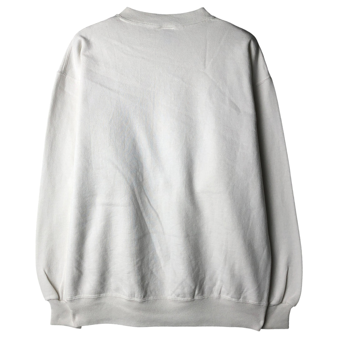 Vintage 90'S Jerseys Mickey Mouse character sweatshirt, made in the USA, size L, men's cotton white type Vintage Second Hand