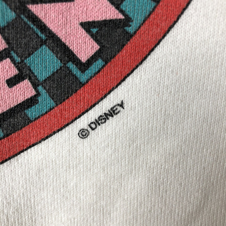 Vintage 90'S Jerseys Mickey Mouse character sweatshirt, made in the USA, size L, men's cotton white type Vintage Second Hand