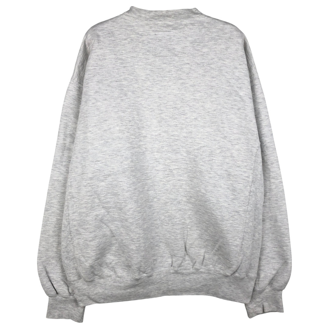 90'S Russell PRO COTTON college sweatshirt, made in the USA, men's size L, vintage cotton gray type Vintage Second Hand