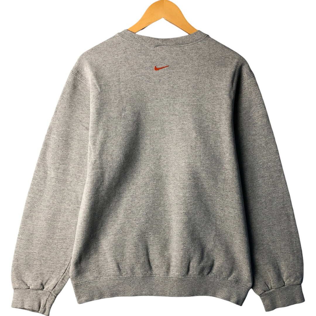 Vintage 90s-00'S Nike Team One-Point Logo Sweatshirt, Men's Size Medium cotton gray type Vintage Second Hand