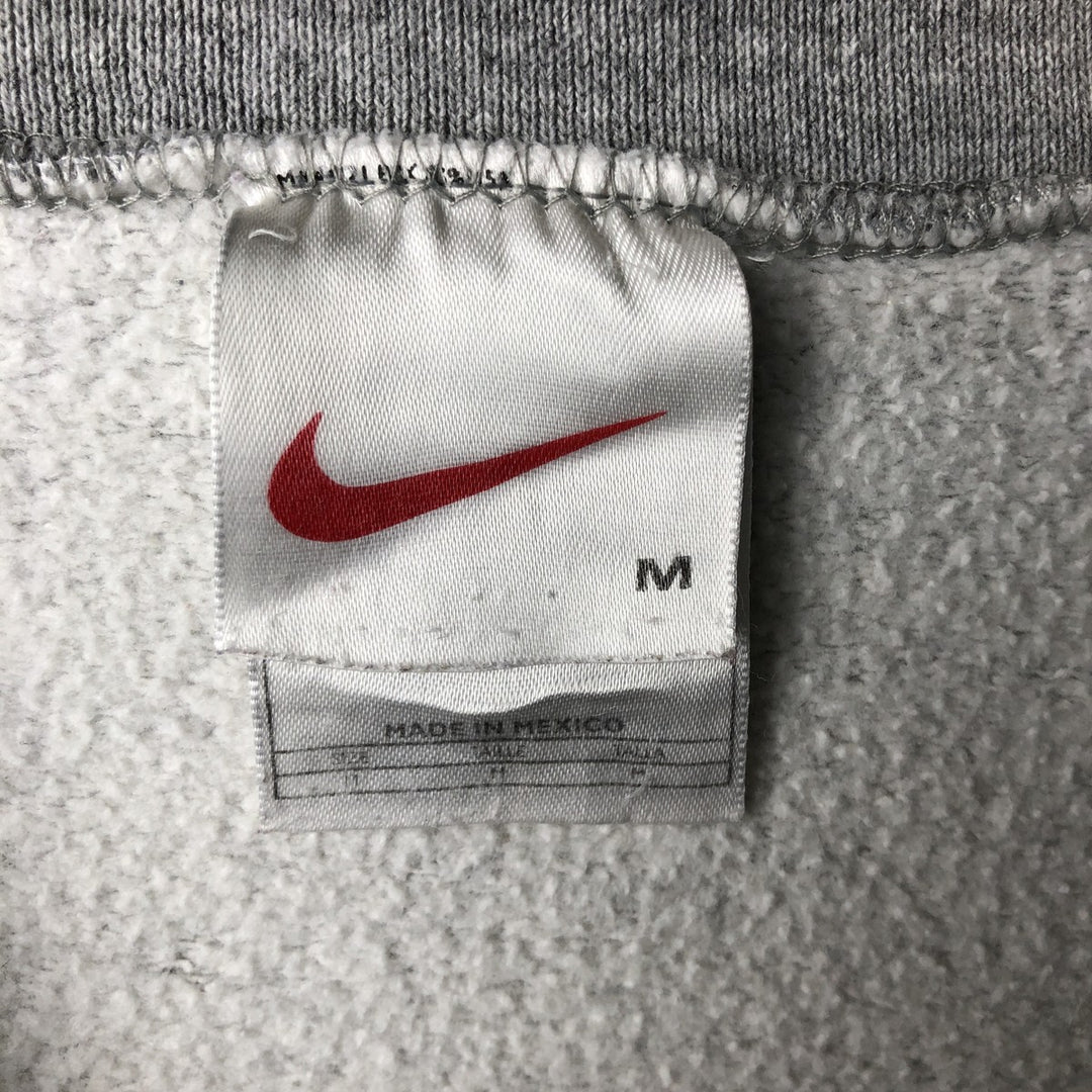 Vintage 90s-00'S Nike Team One-Point Logo Sweatshirt, Men's Size Medium cotton gray type Vintage Second Hand