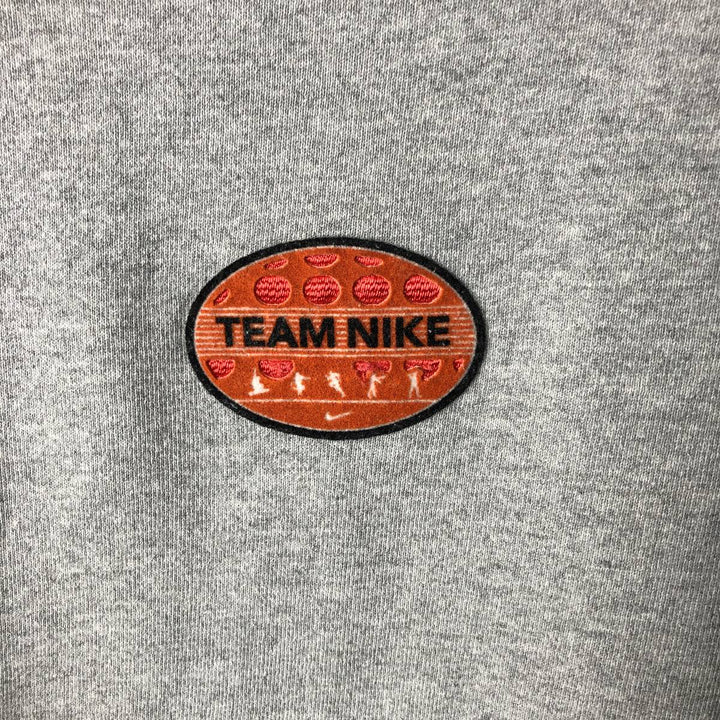 Vintage 90s-00'S Nike Team One-Point Logo Sweatshirt, Men's Size Medium cotton gray type Vintage Second Hand