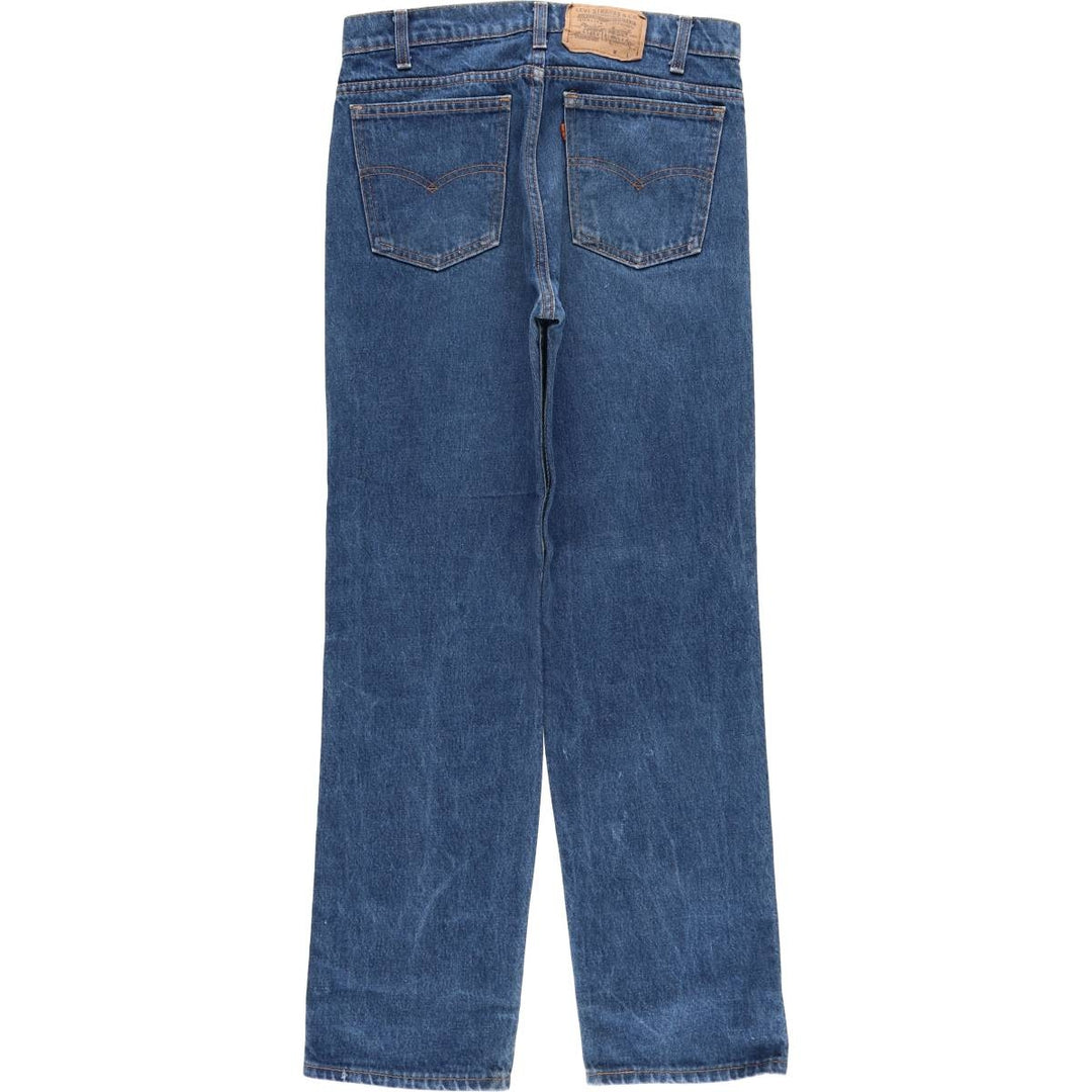 Vintage 1980'S Levi's 40509-0215 Orange Tab Tapered Denim Pants, Men's Size W30 unclear blue type Vintage Second Hand