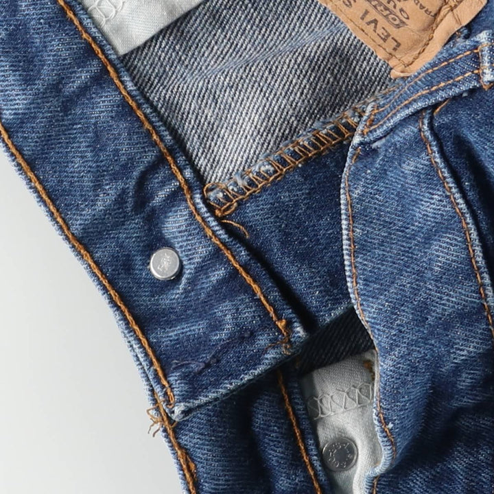 Vintage 1980'S Levi's 40509-0215 Orange Tab Tapered Denim Pants, Men's Size W30 unclear blue type Vintage Second Hand
