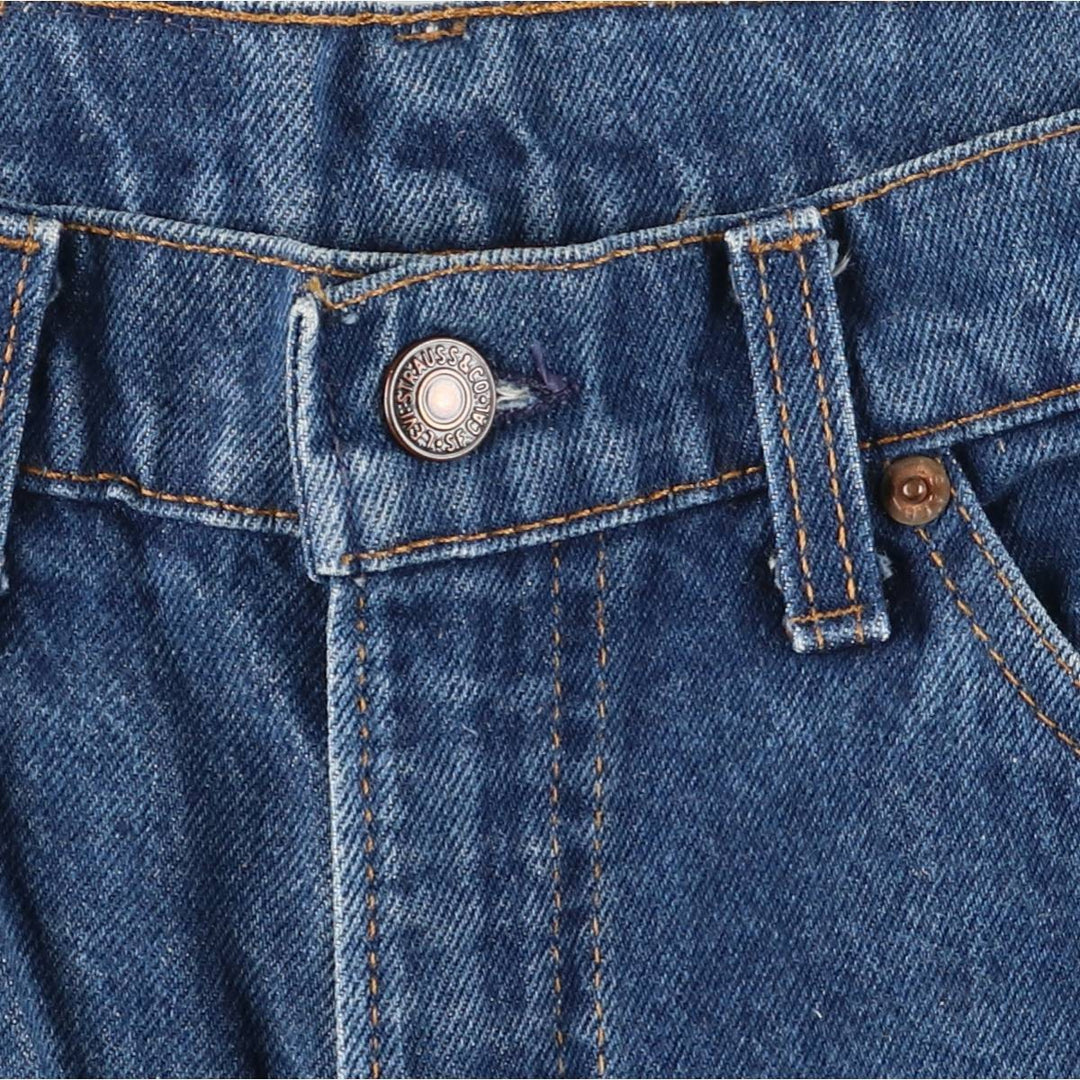 Vintage 1980'S Levi's 40509-0215 Orange Tab Tapered Denim Pants, Men's Size W30 unclear blue type Vintage Second Hand