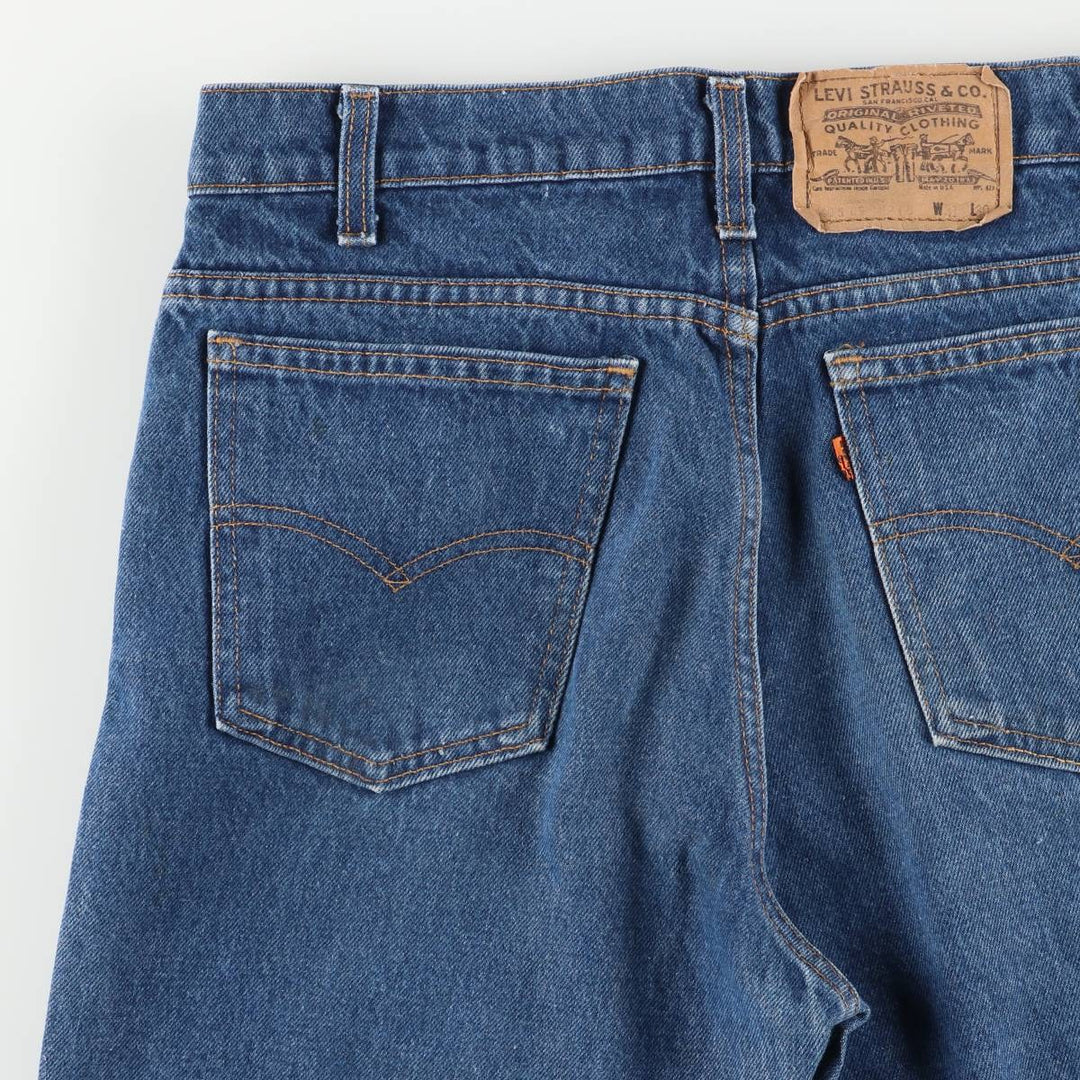 Vintage 1980'S Levi's 40509-0215 Orange Tab Tapered Denim Pants, Men's Size W30 unclear blue type Vintage Second Hand
