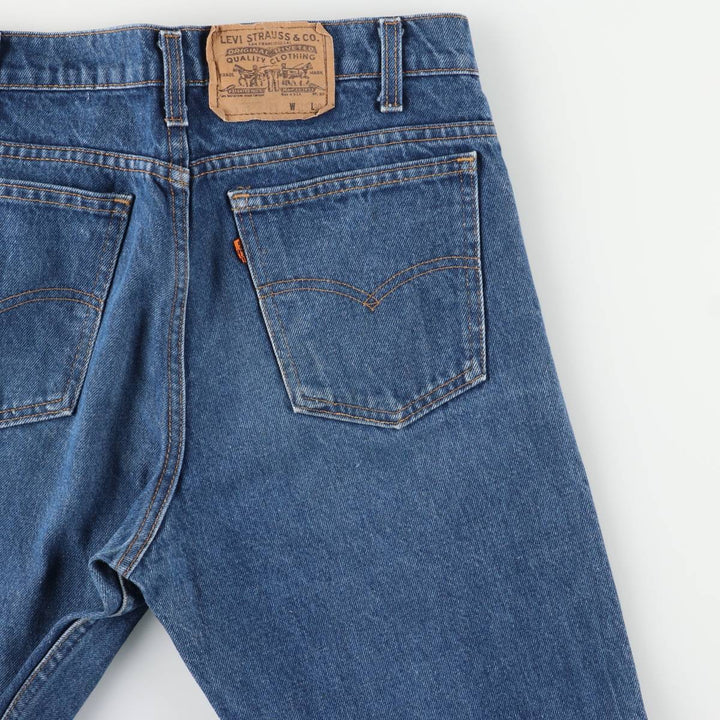 Vintage 1980'S Levi's 40509-0215 Orange Tab Tapered Denim Pants, Men's Size W30 unclear blue type Vintage Second Hand