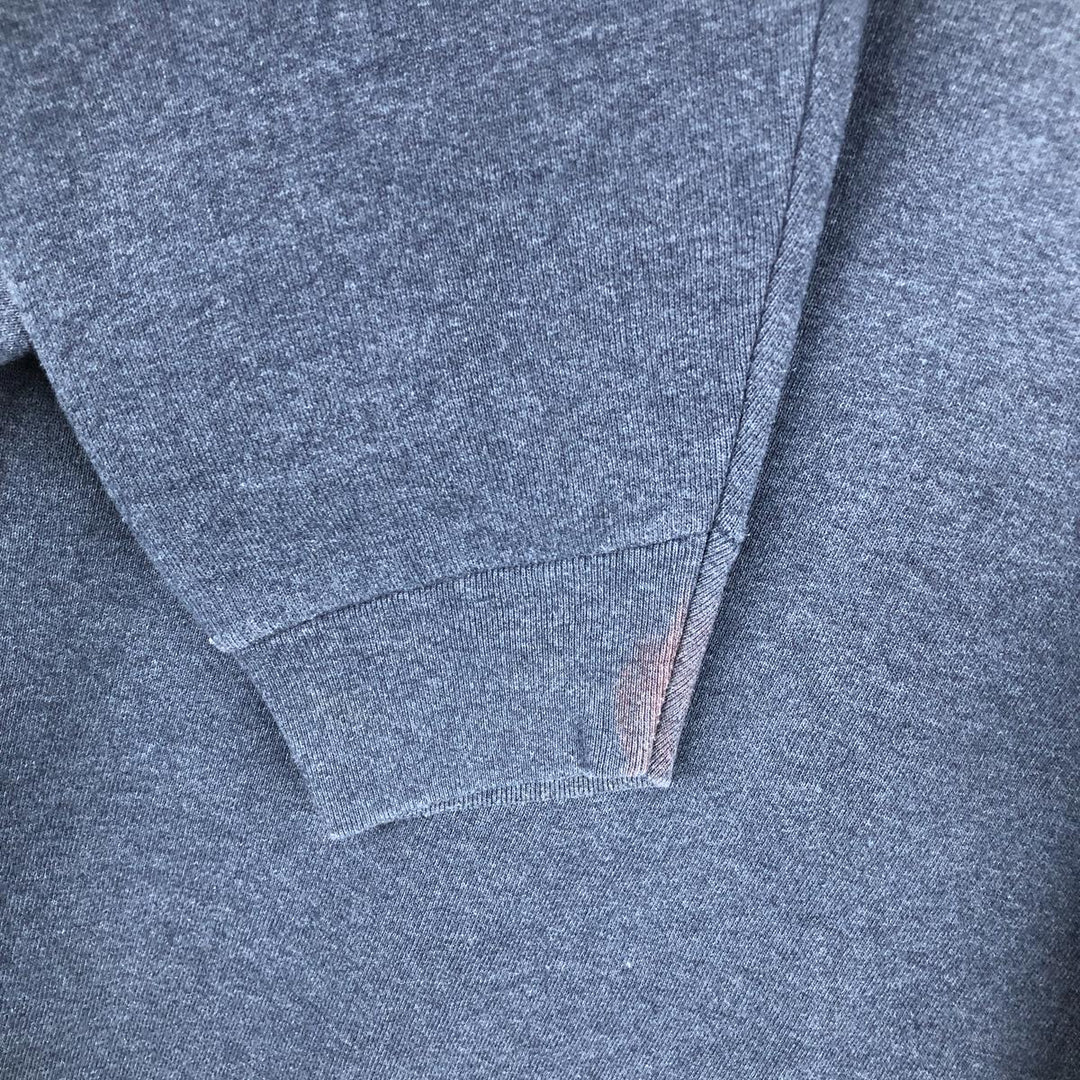 Wilson plain blank sweatshirt from the 2000s, size M, men's polyester navy blue type Vintage Second Hand