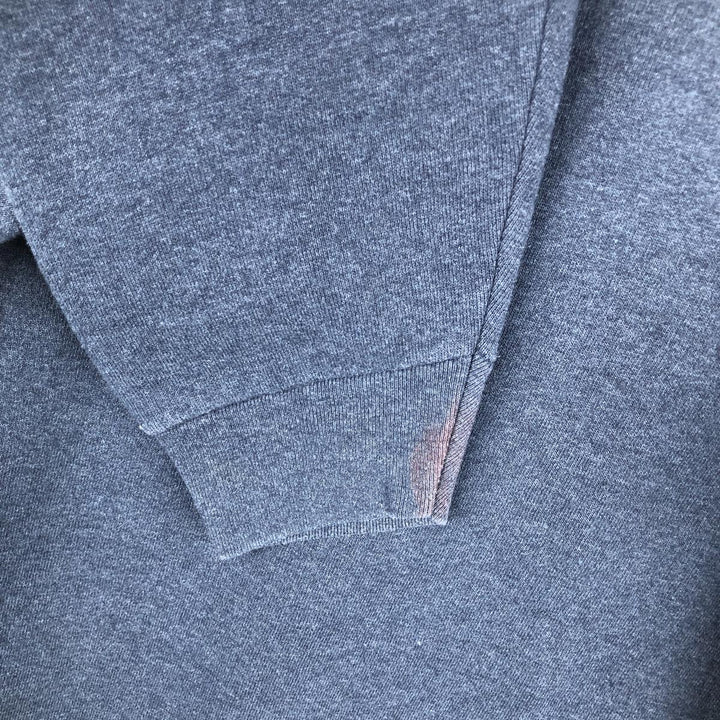 Wilson plain blank sweatshirt from the 2000s, size M, men's polyester navy blue type Vintage Second Hand