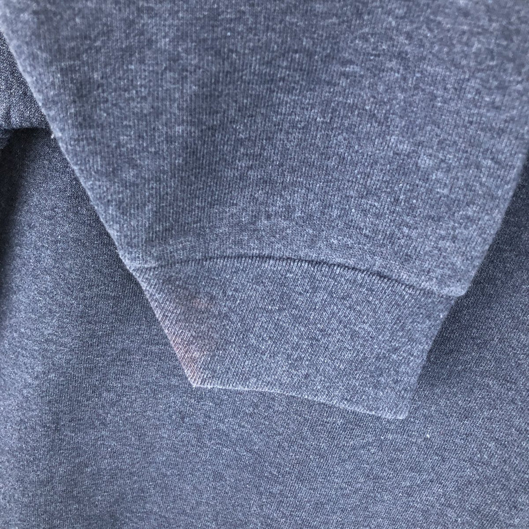 Wilson plain blank sweatshirt from the 2000s, size M, men's polyester navy blue type Vintage Second Hand
