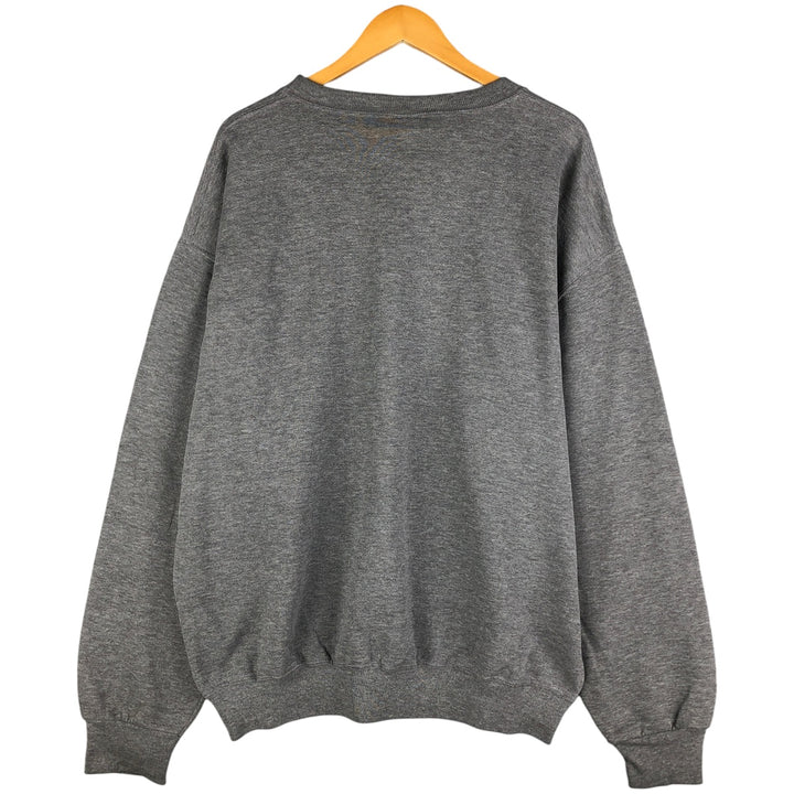90'S Russell sweatshirt, men's size XL, vintage polyester gray type Vintage Second Hand