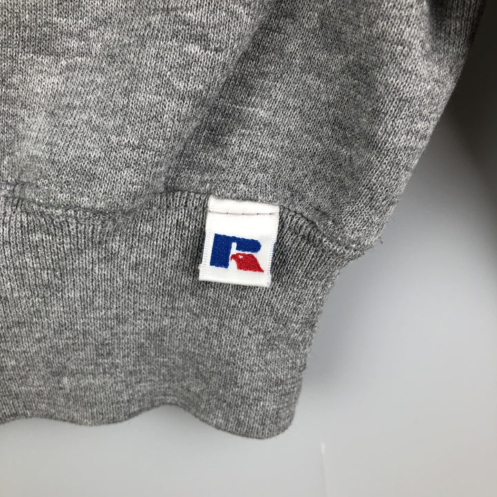 90'S Russell sweatshirt, men's size XL, vintage polyester gray type Vintage Second Hand