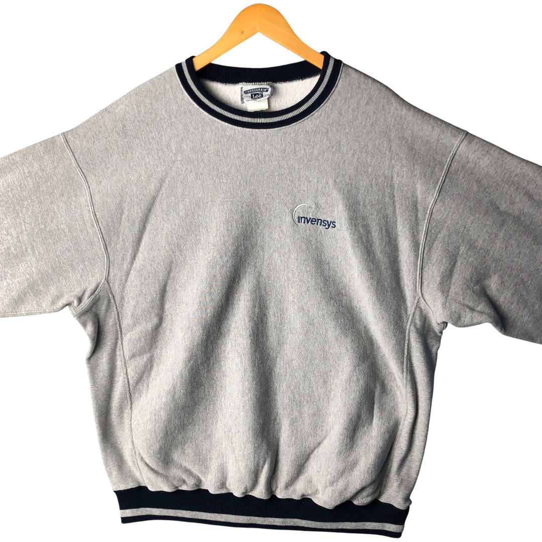 Vintage Lee sweatshirt from the 90'S to 00s, men's size XL cotton gray type Vintage Second Hand