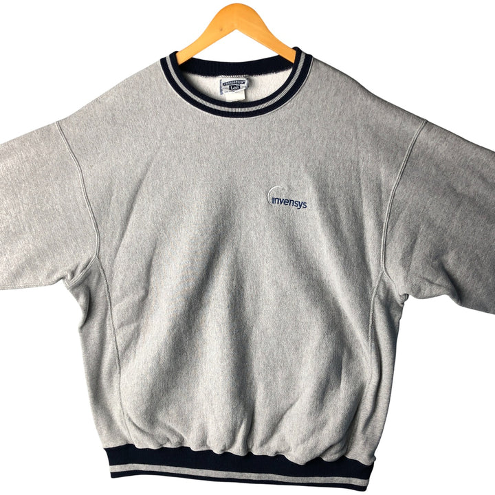Vintage Lee sweatshirt from the 90'S to 00s, men's size XL cotton gray type Vintage Second Hand