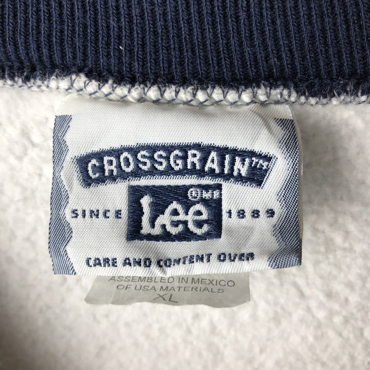 Vintage Lee sweatshirt from the 90'S to 00s, men's size XL cotton gray type Vintage Second Hand