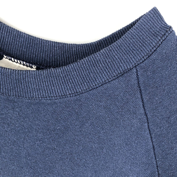 Vintage 1980'S Fruit of the Loom University of Michigan college sweatshirt, Made in USA, Men's XL unclear navy blue type Vintage Second Hand