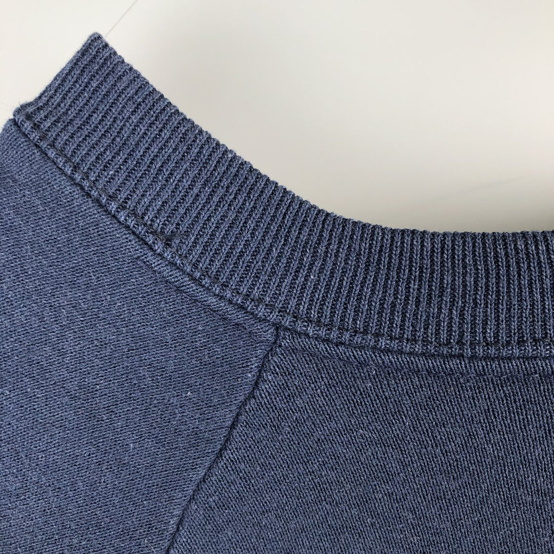 Vintage 1980'S Fruit of the Loom University of Michigan college sweatshirt, Made in USA, Men's XL unclear navy blue type Vintage Second Hand