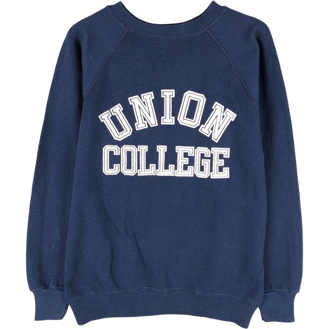 Vintage DOUGLAS MELAMED college sweatshirt, size S, men's unclear navy blue type Vintage Second Hand