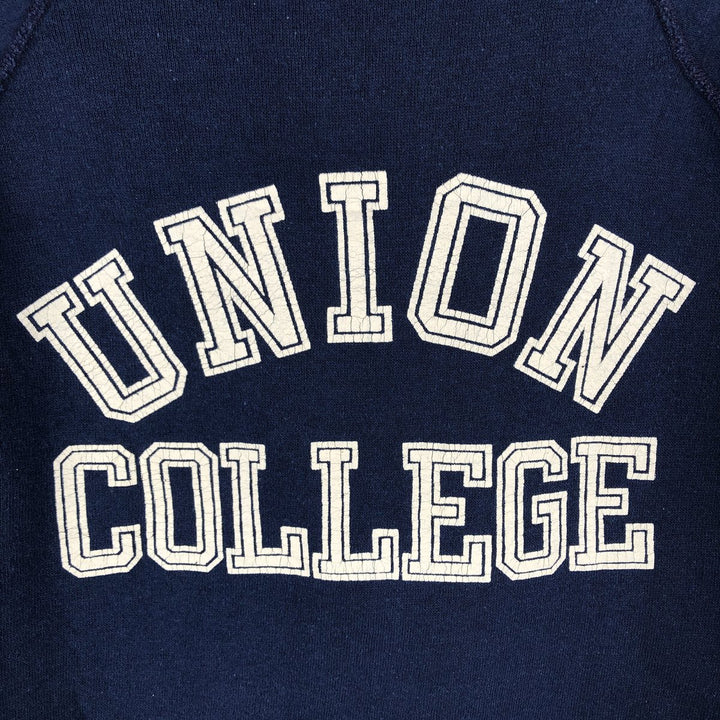 Vintage DOUGLAS MELAMED college sweatshirt, size S, men's unclear navy blue type Vintage Second Hand