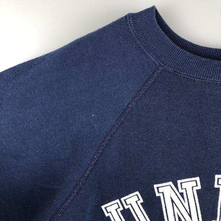 Vintage DOUGLAS MELAMED college sweatshirt, size S, men's unclear navy blue type Vintage Second Hand