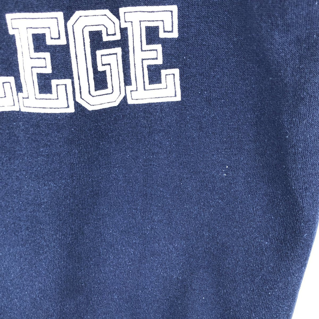 Vintage DOUGLAS MELAMED college sweatshirt, size S, men's unclear navy blue type Vintage Second Hand