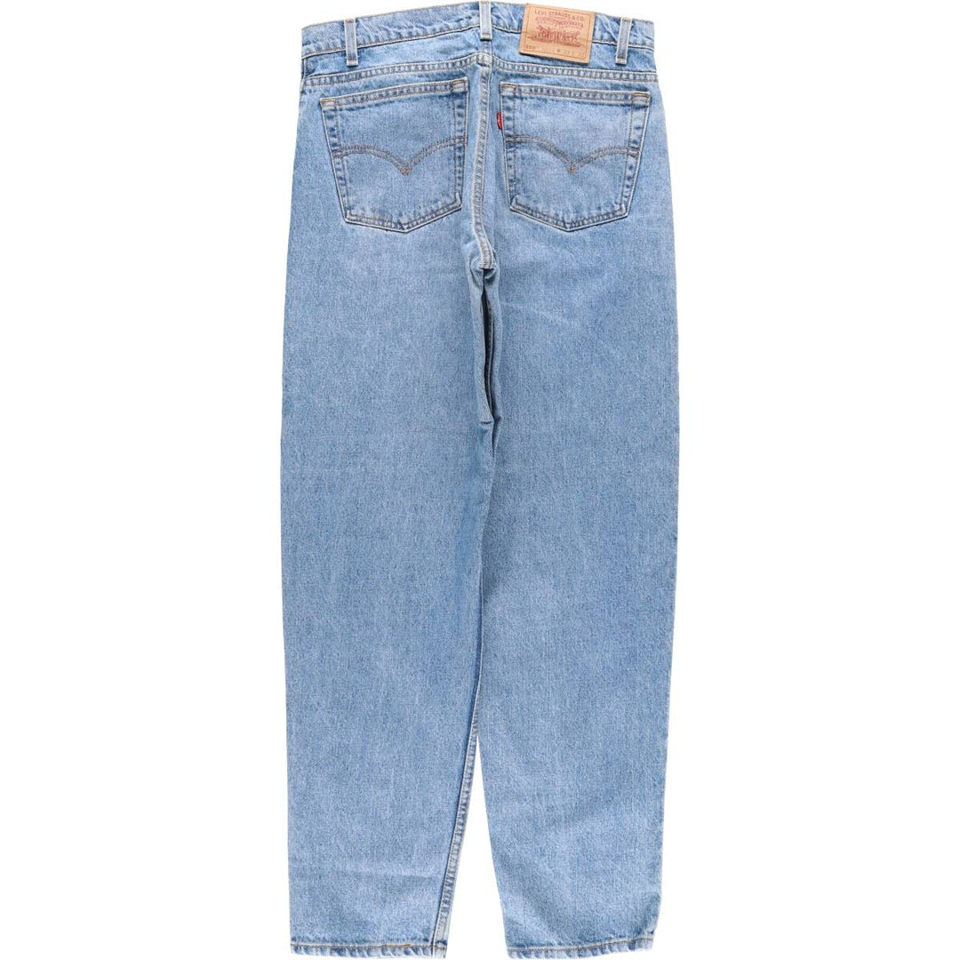 90'S Levi's 550-4891 Relaxed Fit Tapered Leg Denim Pants, Made in USA, Men's Size 32, Vintage cotton blue type Vintage Second Hand