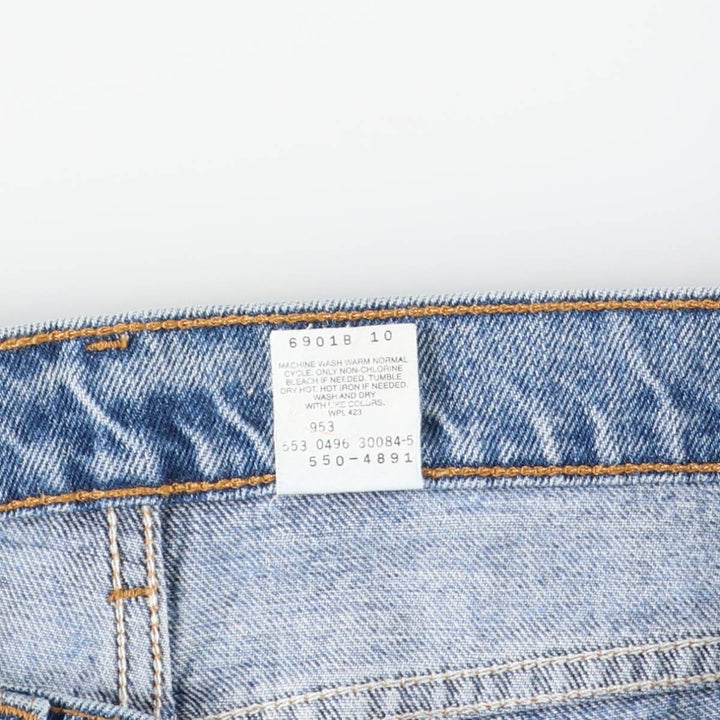 90'S Levi's 550-4891 Relaxed Fit Tapered Leg Denim Pants, Made in USA, Men's Size 32, Vintage cotton blue type Vintage Second Hand