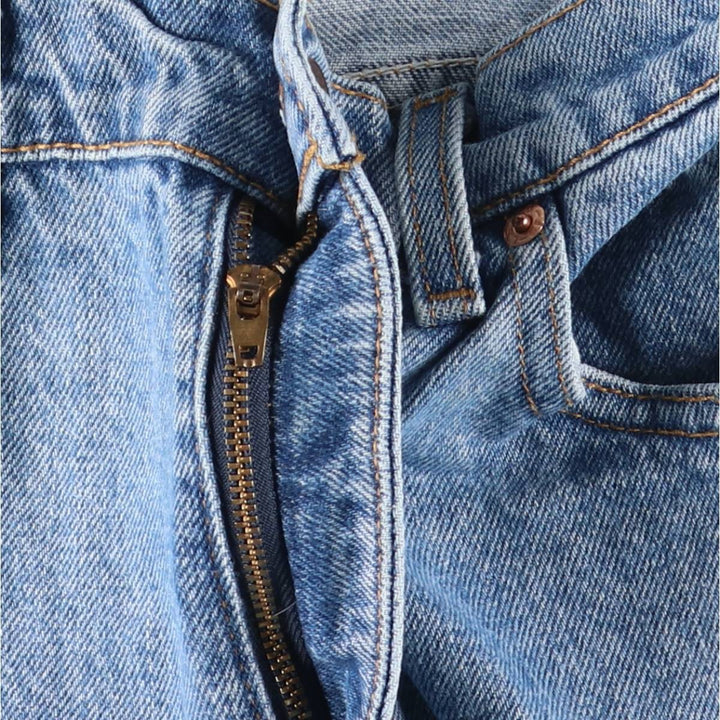 90'S Levi's 550-4891 Relaxed Fit Tapered Leg Denim Pants, Made in USA, Men's Size 32, Vintage cotton blue type Vintage Second Hand