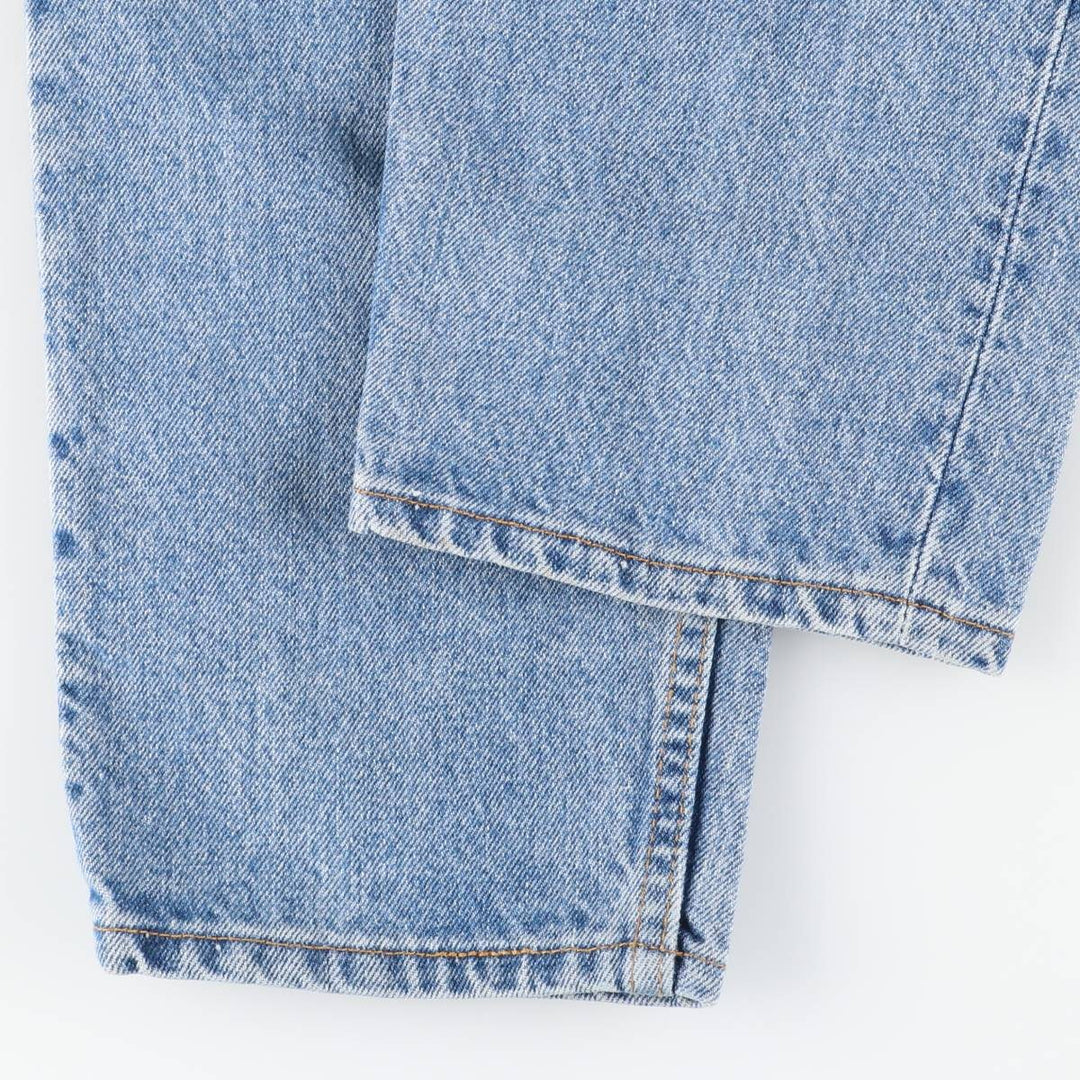 90'S Levi's 550-4891 Relaxed Fit Tapered Leg Denim Pants, Made in USA, Men's Size 32, Vintage cotton blue type Vintage Second Hand