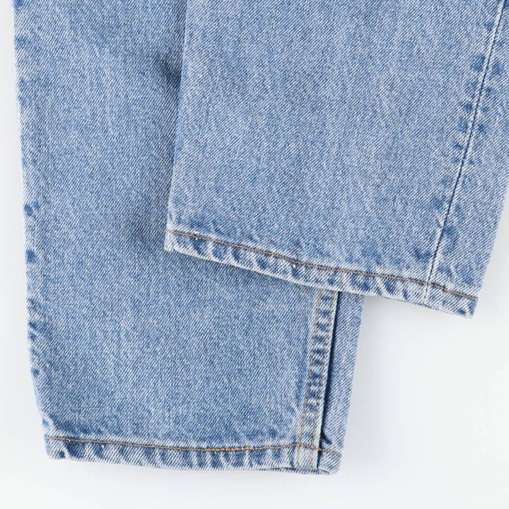 90'S Levi's 550-4891 Relaxed Fit Tapered Leg Denim Pants, Made in USA, Men's Size 32, Vintage cotton blue type Vintage Second Hand
