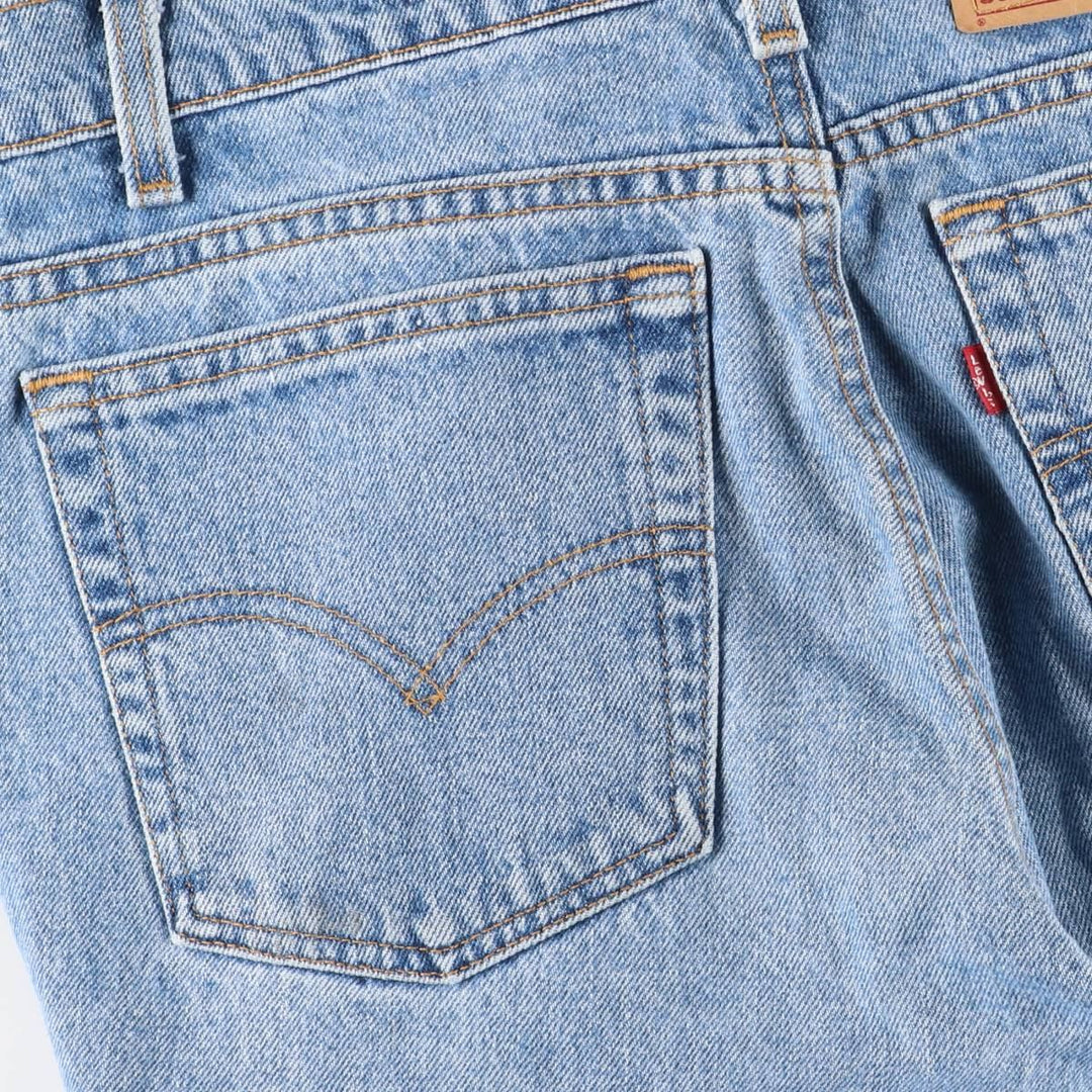 90'S Levi's 550-4891 Relaxed Fit Tapered Leg Denim Pants, Made in USA, Men's Size 32, Vintage cotton blue type Vintage Second Hand