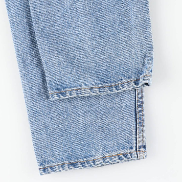 90'S Levi's 550-4891 Relaxed Fit Tapered Leg Denim Pants, Made in USA, Men's Size 32, Vintage cotton blue type Vintage Second Hand