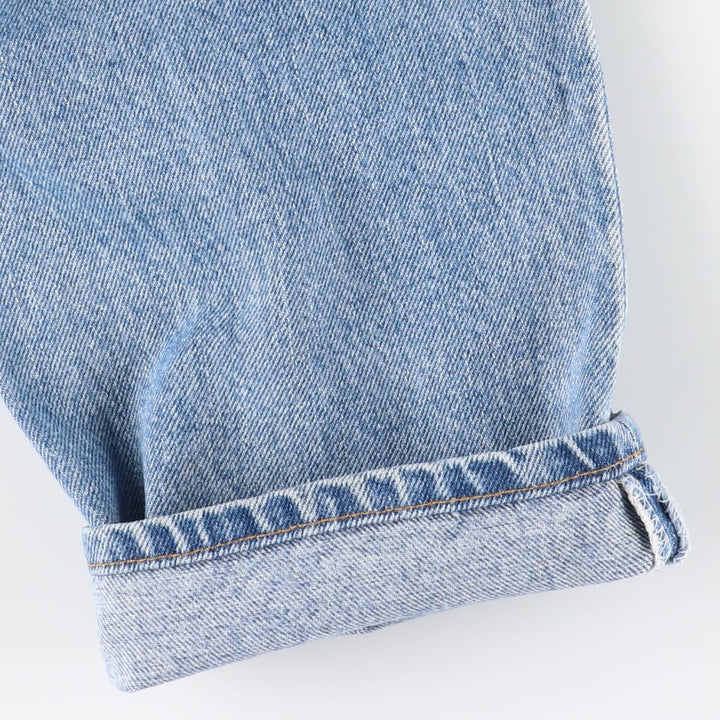 90'S Levi's 550-4891 Relaxed Fit Tapered Leg Denim Pants, Made in USA, Men's Size 32, Vintage cotton blue type Vintage Second Hand