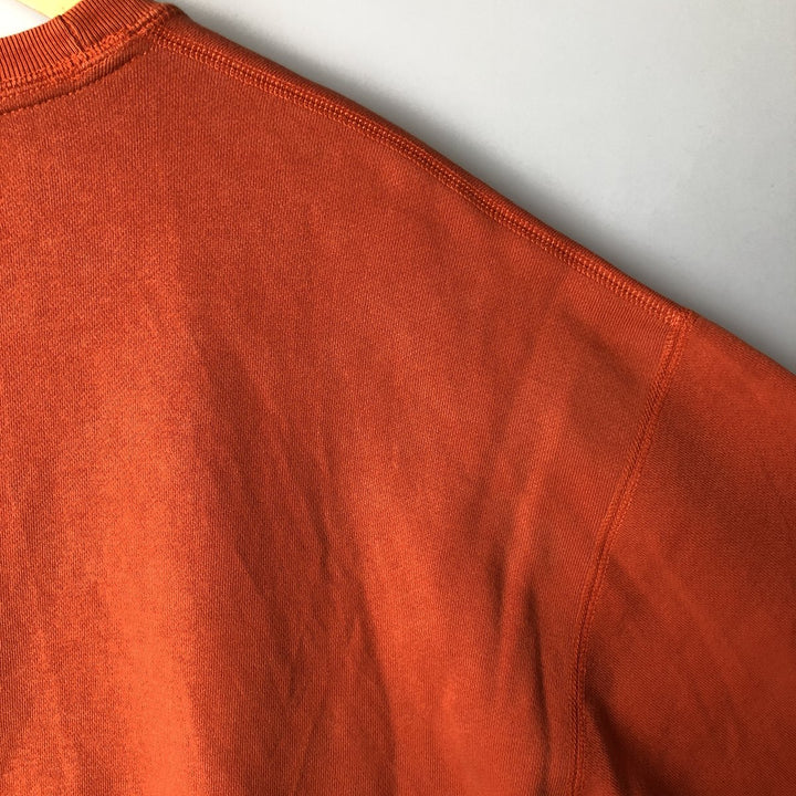 Ralph Lauren POLO by Ralph Lauren One Point Logo Sweatshirt Trainer Men's L size cotton orange type Vintage Second Hand
