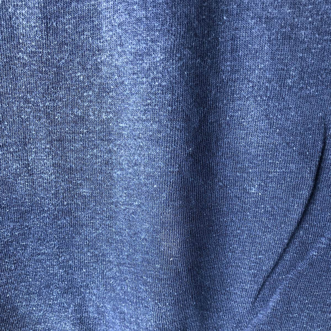 Vintage 1980'S Sportswear Printed Sweatshirt, Made in USA, Men's Size Medium acrylic Navy blue Vintage Second Hand