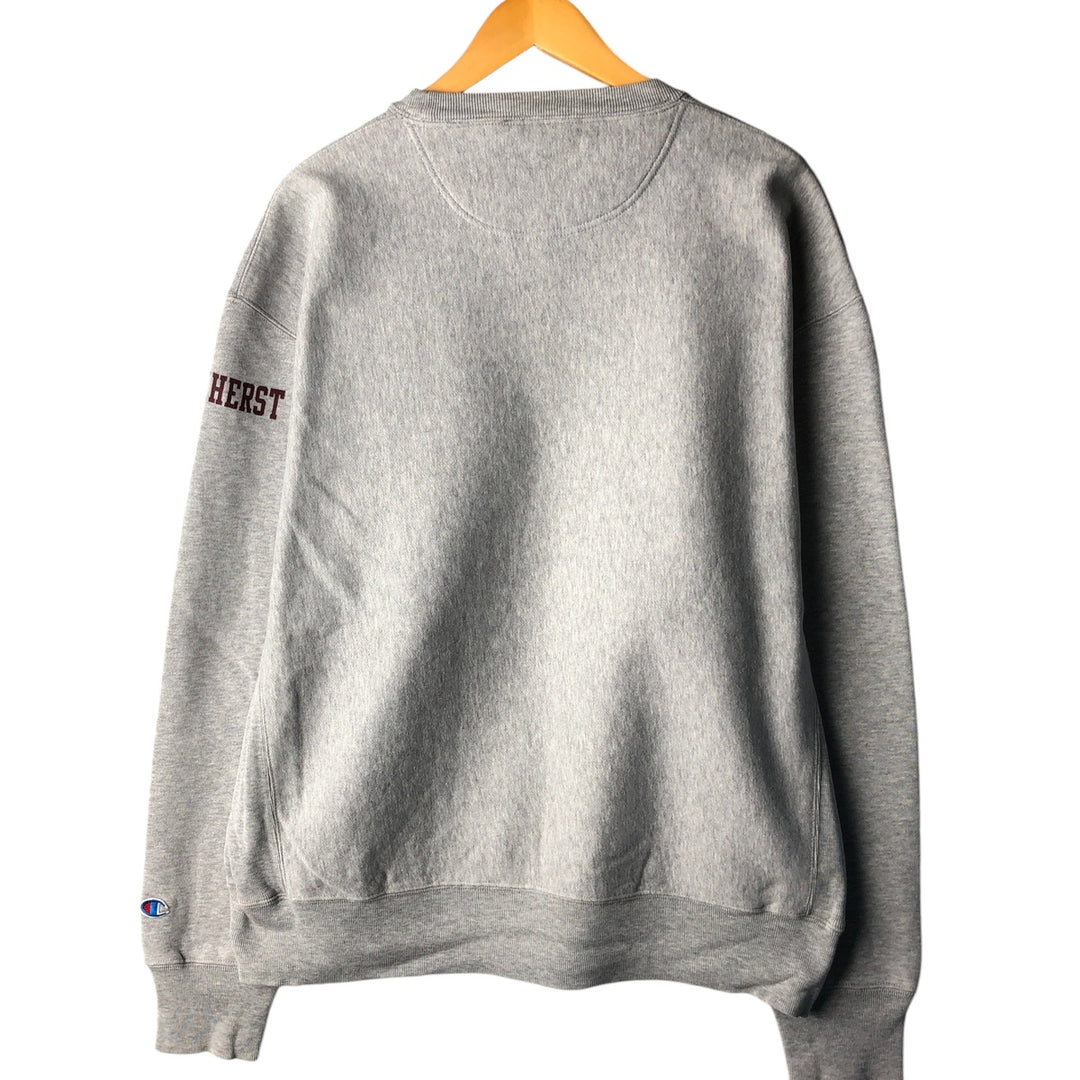 00'S Champion REVERSE WEAVE Reverse Weave College Sweatshirt Trainer Men's L size cotton gray type Vintage Second Hand