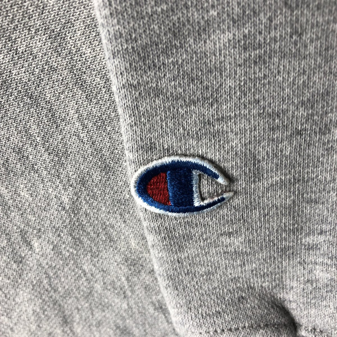 00'S Champion REVERSE WEAVE Reverse Weave College Sweatshirt Trainer Men's L size cotton gray type Vintage Second Hand