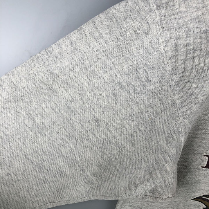 90'S MASCOT University of Minnesota College Character Sweatshirt, Made in USA, Men's Size L, Vintage polyester gray type Vintage Second Hand