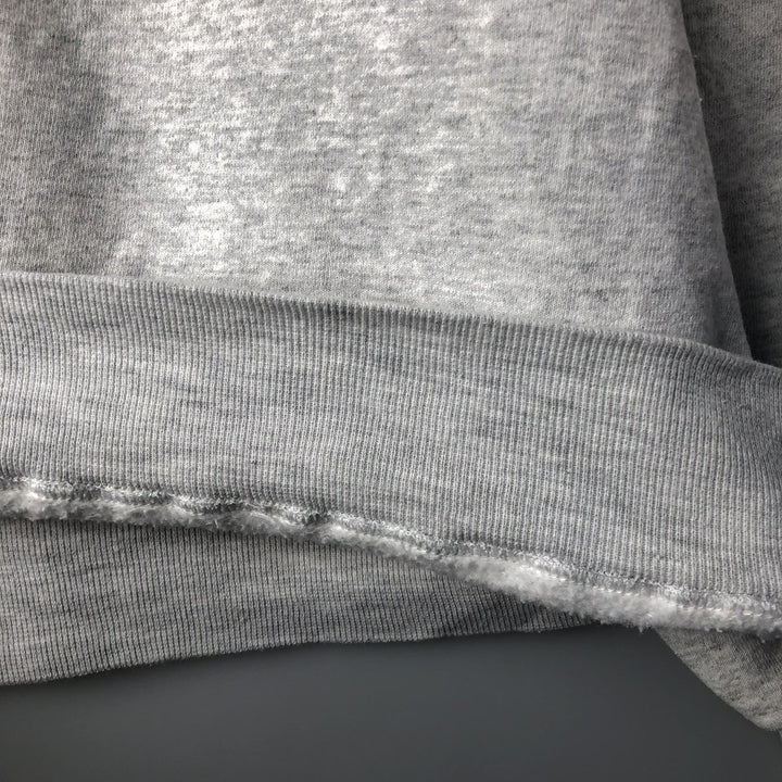 90'S GENUS sweatshirt, vintage, made in the USA, men's size XL cotton gray type Vintage Second Hand