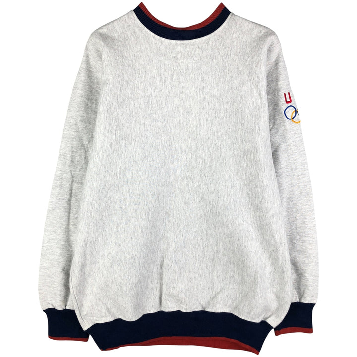 Vintage 90'S LEGENDS USA Team Logo Sweatshirt, Made in USA, Men's Size Medium cotton gray type Vintage Second Hand