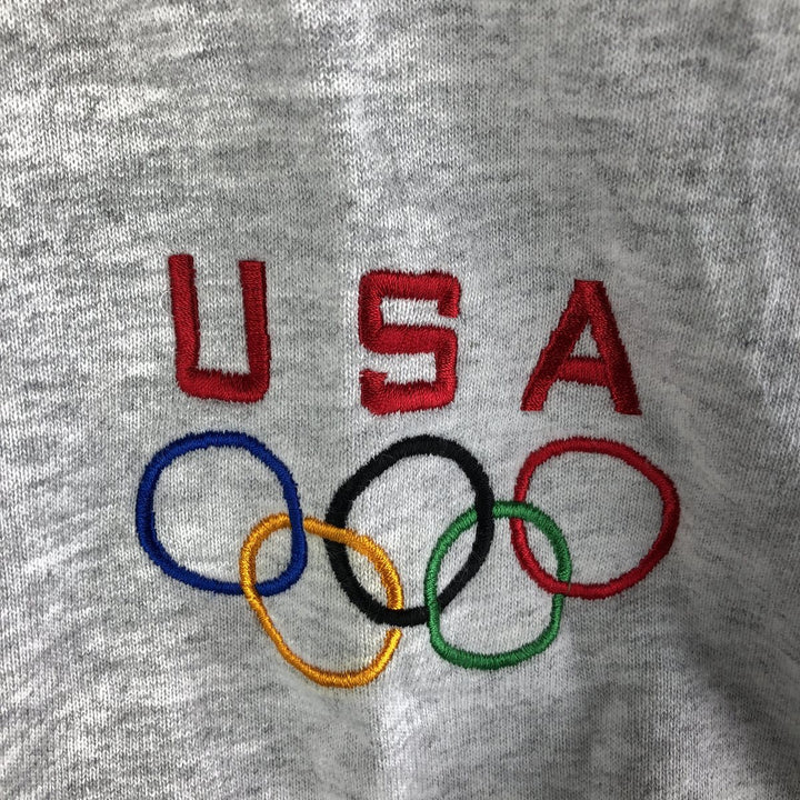 Vintage 90'S LEGENDS USA Team Logo Sweatshirt, Made in USA, Men's Size Medium cotton gray type Vintage Second Hand
