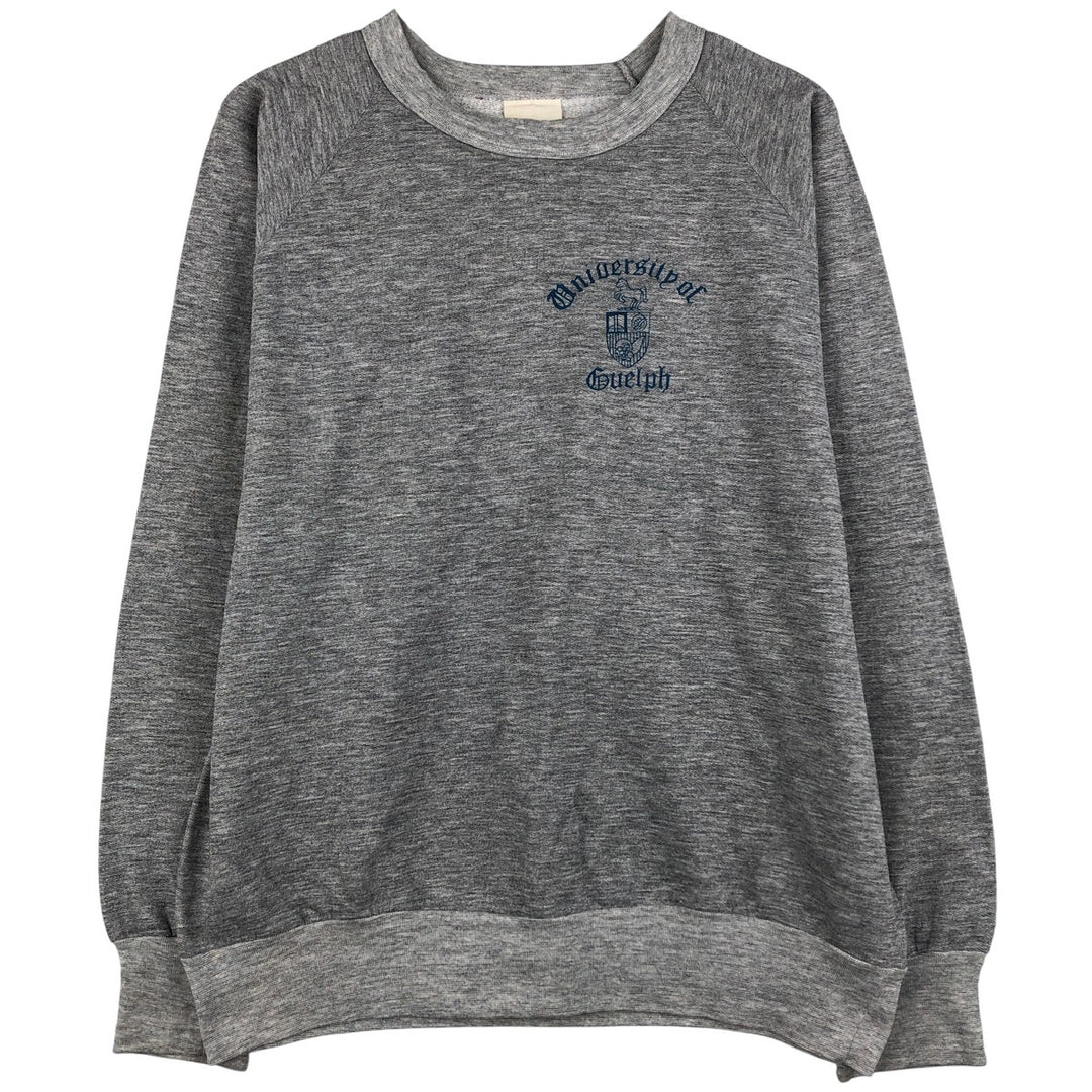 Vintage college sweatshirt, size M, men's unclear gray type Vintage Second Hand
