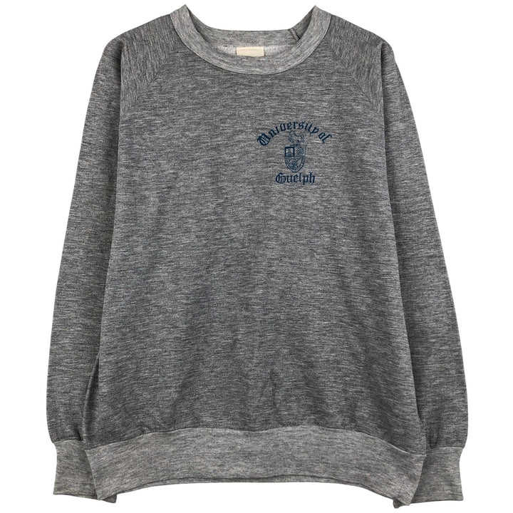 Vintage college sweatshirt, size M, men's unclear gray type Vintage Second Hand