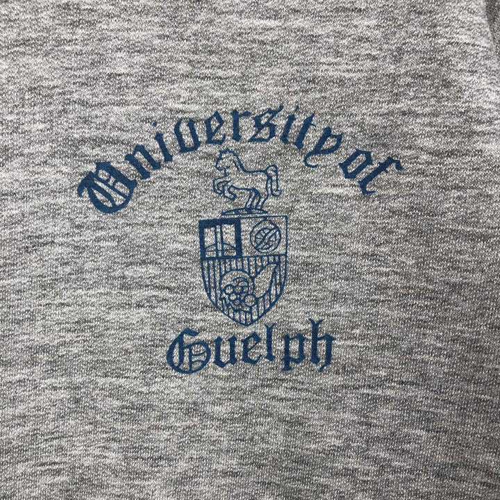 Vintage college sweatshirt, size M, men's unclear gray type Vintage Second Hand