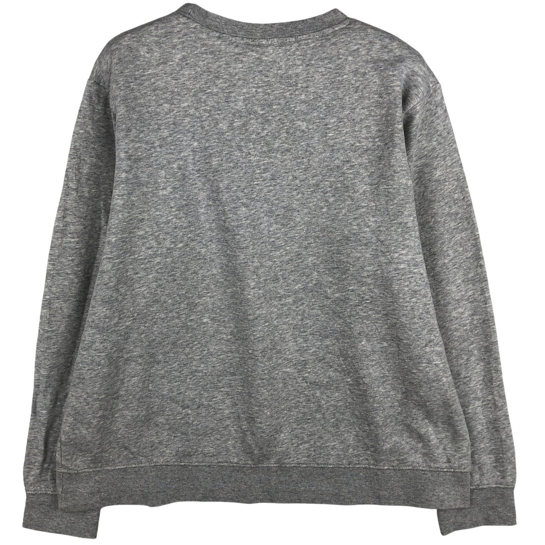 LAURA SCOTT plain blank sweatshirt, men's size XL cotton gray type Vintage Second Hand