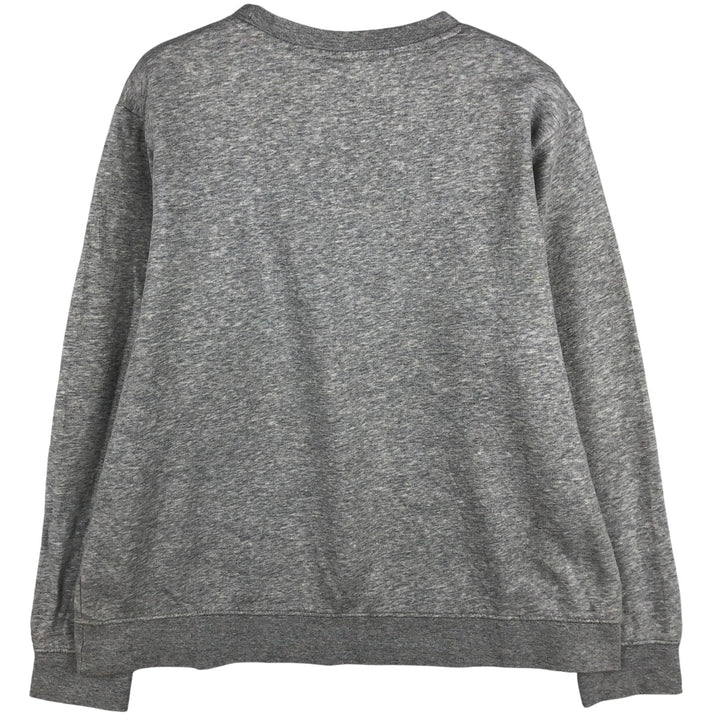 LAURA SCOTT plain blank sweatshirt, men's size XL cotton gray type Vintage Second Hand